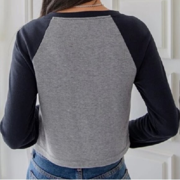 DAZY RUGBY Raglan Sleeve Top - Picture 2 of 6